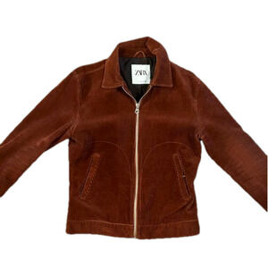 Zara Brown Corduroy Jacket